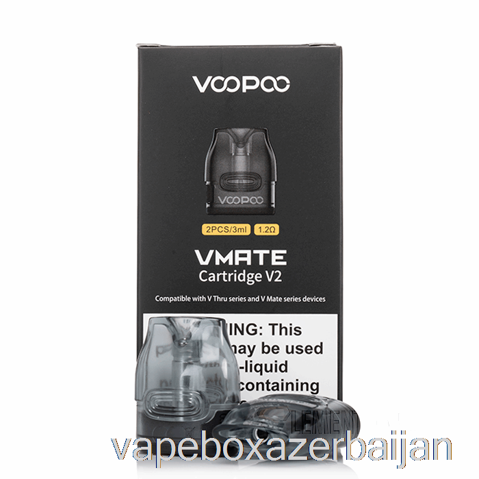 Vape Box Azerbaijan VOOPOO Vmate V2 Replacement Pods 1.2ohm Vmate V2 Pods